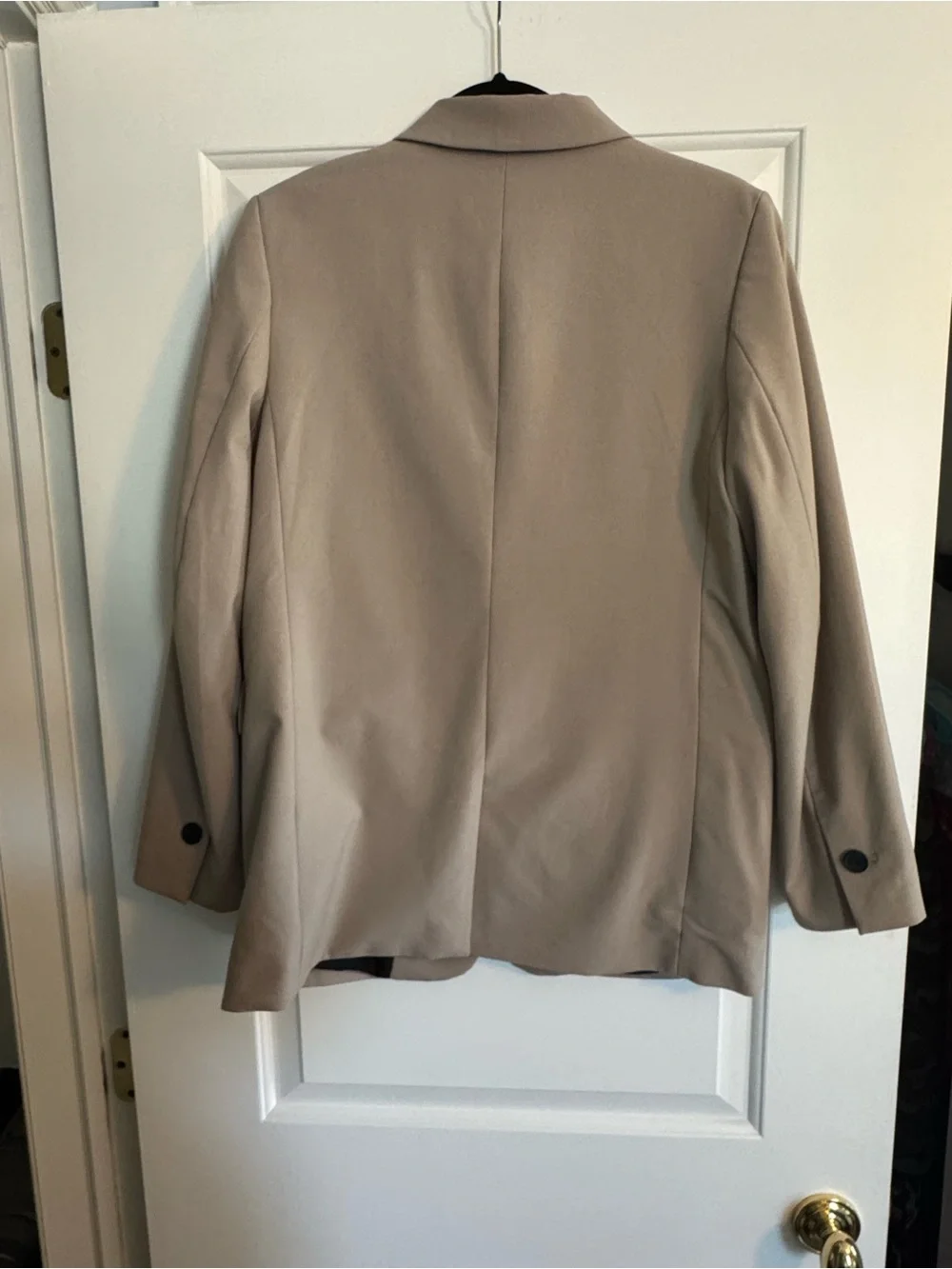 H&M Tailored Single-Button Blazer - Light Beige
